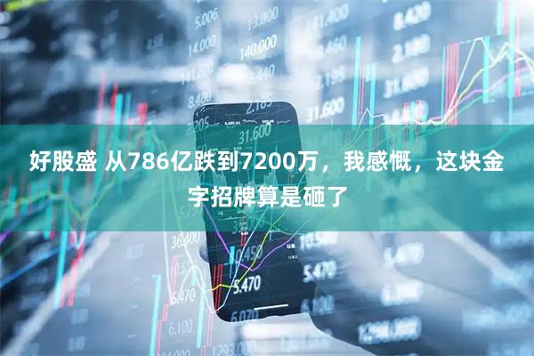 好股盛 从786亿跌到7200万，我感慨，这块金字招牌算是砸了