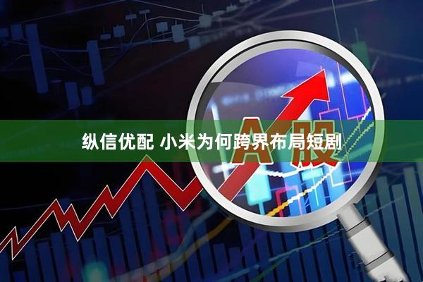 纵信优配 小米为何跨界布局短剧